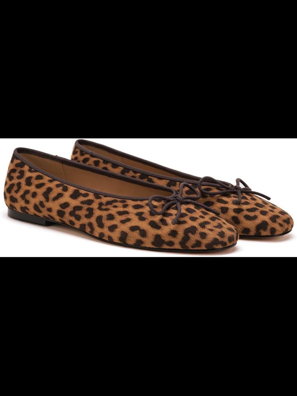 Brand new in box! C. Paravano Leather Ballet Flats in leopard